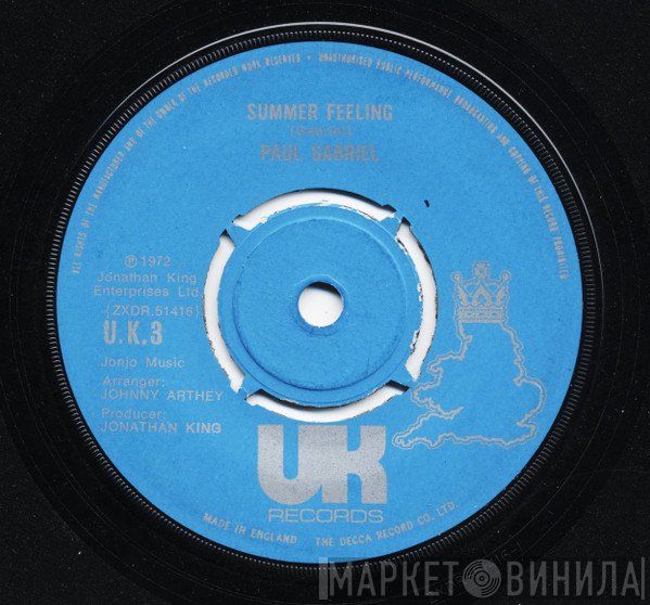 Paul Gabriel  - Summer Feeling
