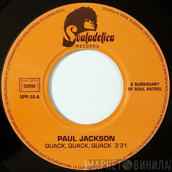 Paul Jackson , The Majestics  - Quack, Quack, Quack / Funky Chick
