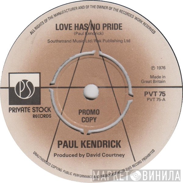 Paul Kendrick - Love Has No Pride