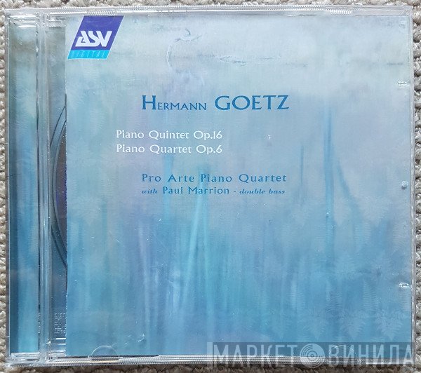 Paul Marrion, Hermann Goetz, The Pro Arte Piano Quartet  - Piano Quartet/Quintet