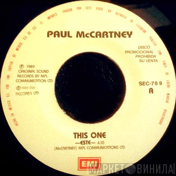 Paul McCartney  - This One / Figure Of Eight
