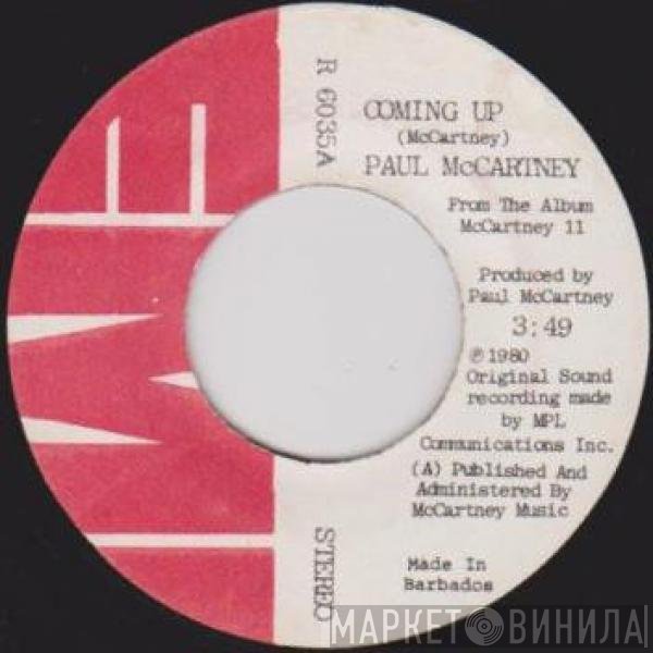 Paul McCartney  - Coming Up