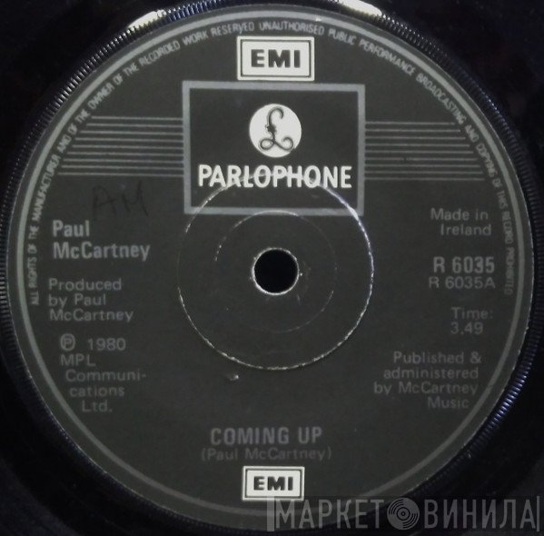 Paul McCartney  - Coming Up