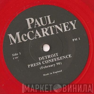 Paul McCartney  - Detroit Press Conference