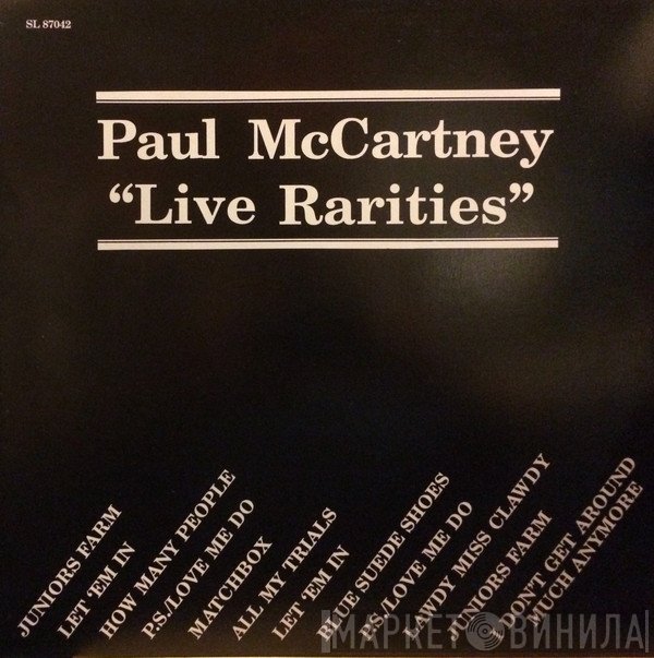 Paul McCartney  - Live Rarities