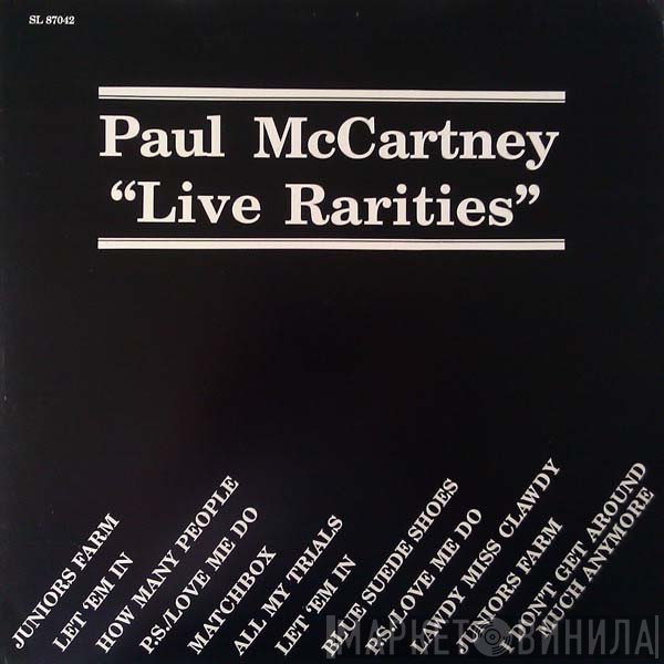 Paul McCartney  - Live Rarities