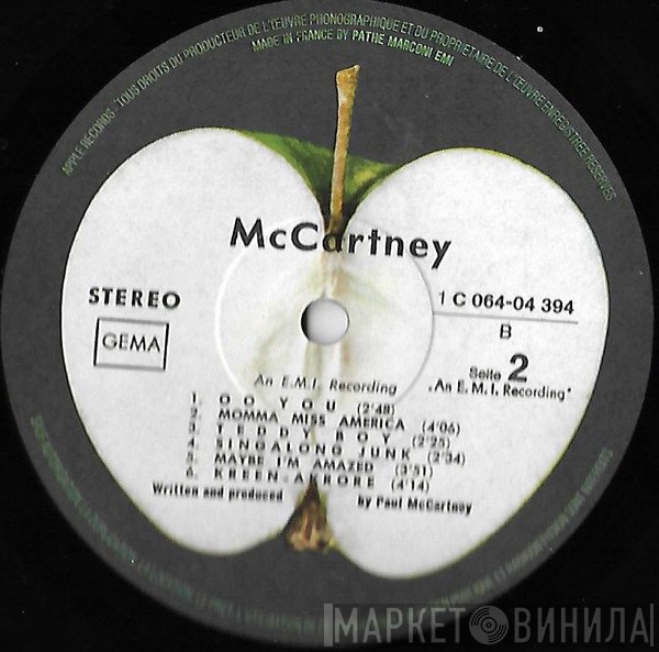 Paul McCartney  - McCartney