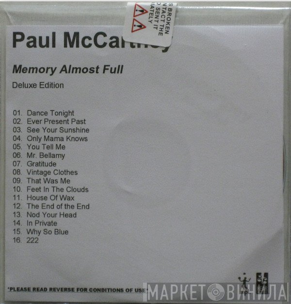 Paul McCartney  - Memory Almost Full