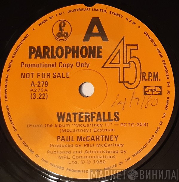 Paul McCartney  - Waterfalls
