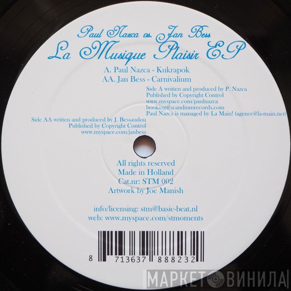 Paul Nazca, Jan Bess - La Musique Plaisir