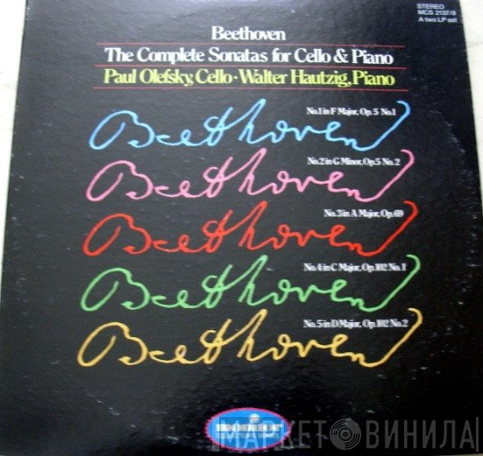 Paul Olefsky, Walter Hautzig - Beethoven, The Complete Sonatas For Cello & Piano