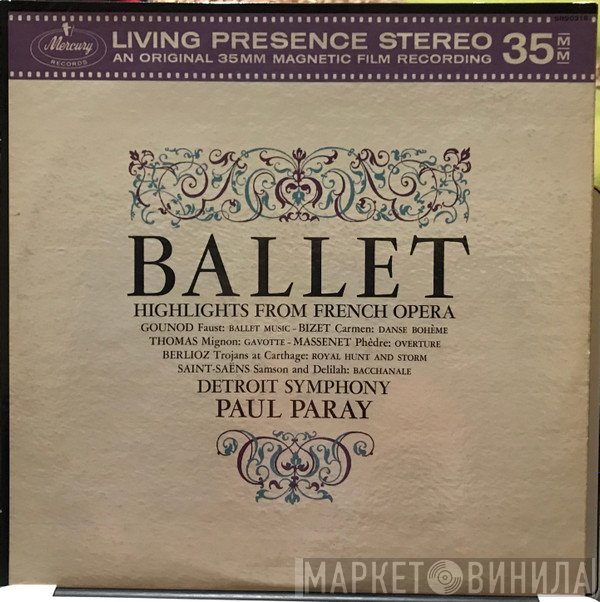 Paul Paray, Detroit Symphony Orchestra  - Ballet Highlights From French Operas