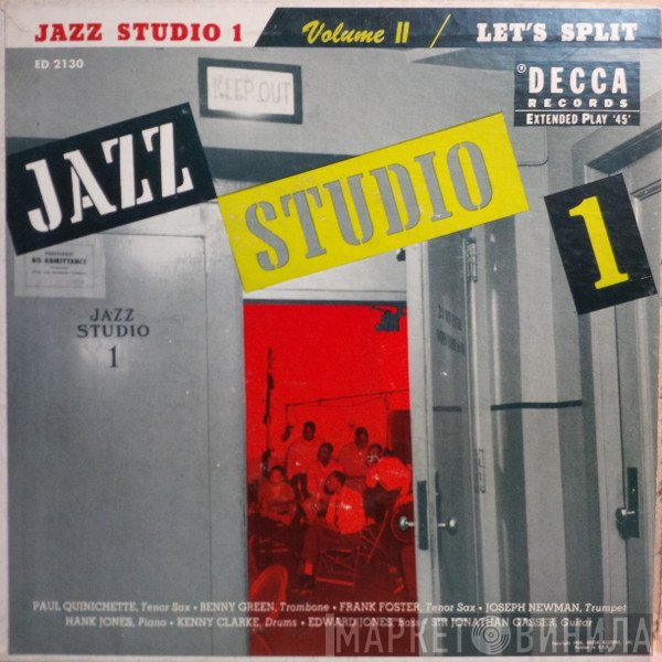 Paul Quinichette, Bennie Green, Frank Foster, Joe Newman, Hank Jones, Kenny Clarke, Eddie Jones, Sir Jonathan Gasser  - Jazz Studio One Part 2