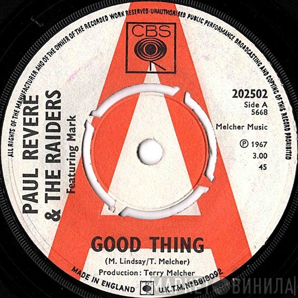 Paul Revere & The Raiders, Mark Lindsay - Good Thing / Undecided Man