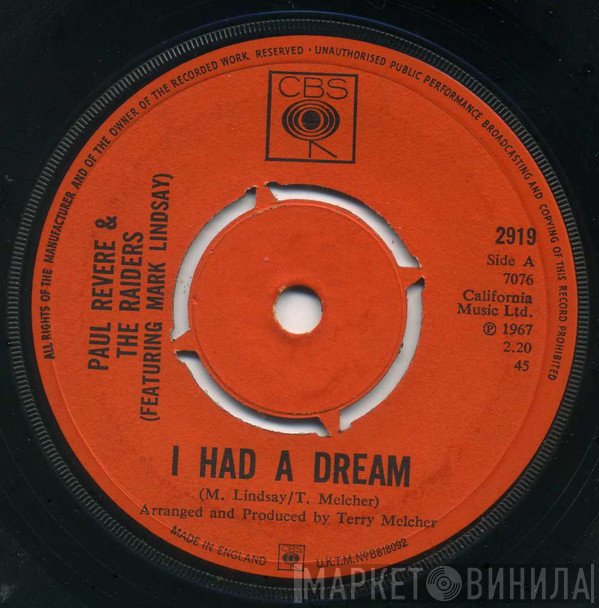 Paul Revere & The Raiders - I Had A Dream / Upon Your Leaving