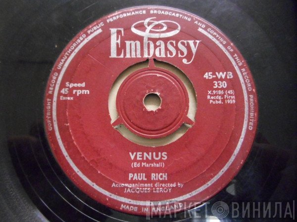 Paul Rich - Venus / Wonderful Secret Of Love