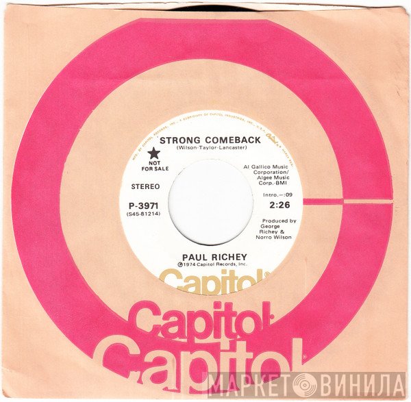 Paul Richey  - Strong Comeback