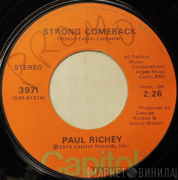 Paul Richey  - Strong Comeback