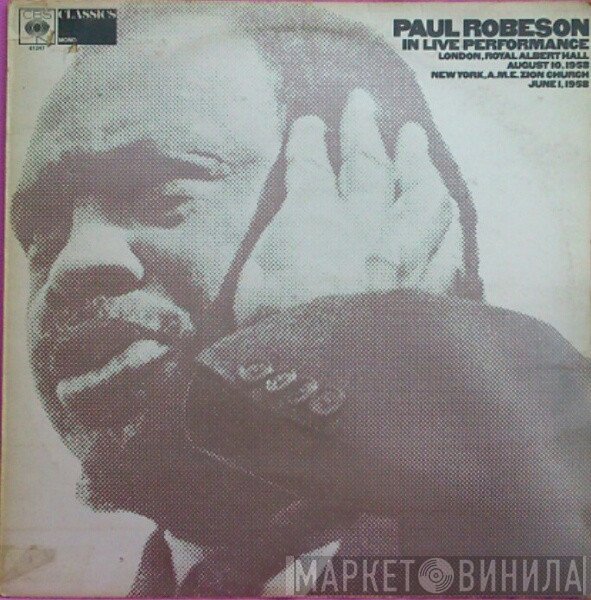 Paul Robeson  - In Live Performance