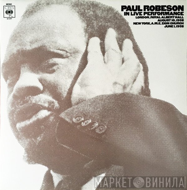 Paul Robeson  - In Live Performance