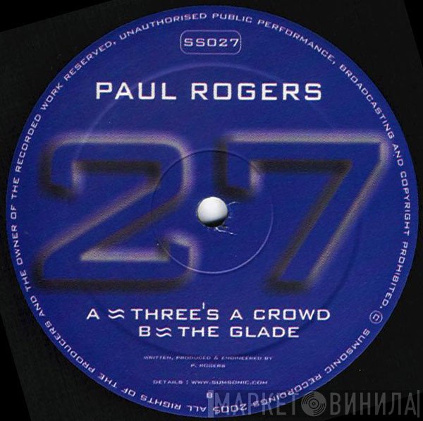 Paul Rogers - Three's A Crowd