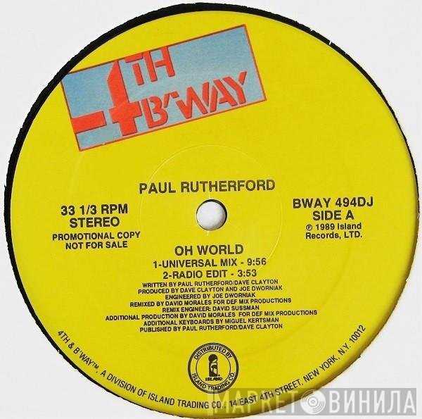 Paul Rutherford - Oh World