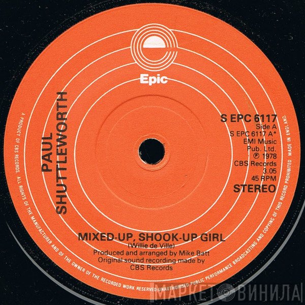 Paul Shuttleworth - Mixed-Up, Shook-Up Girl