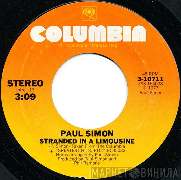 Paul Simon  - Stranded In A Limousine / Have A Good Time