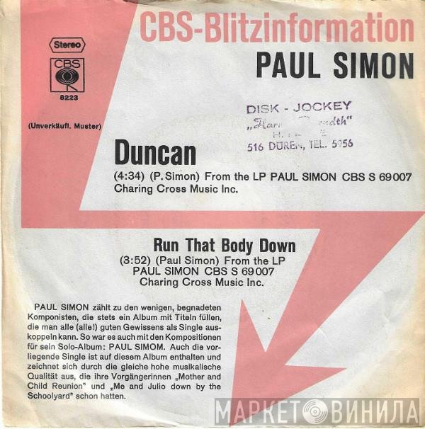 Paul Simon  - Duncan