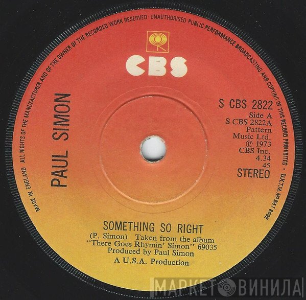 Paul Simon  - Something So Right