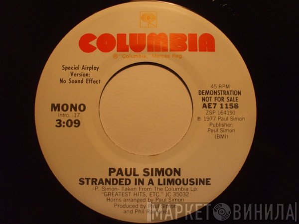 Paul Simon  - Stranded In A Limousine