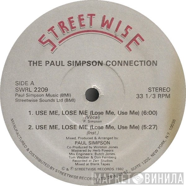 Paul Simpson Connection - Use Me, Lose Me (Lose Me, Use Me)