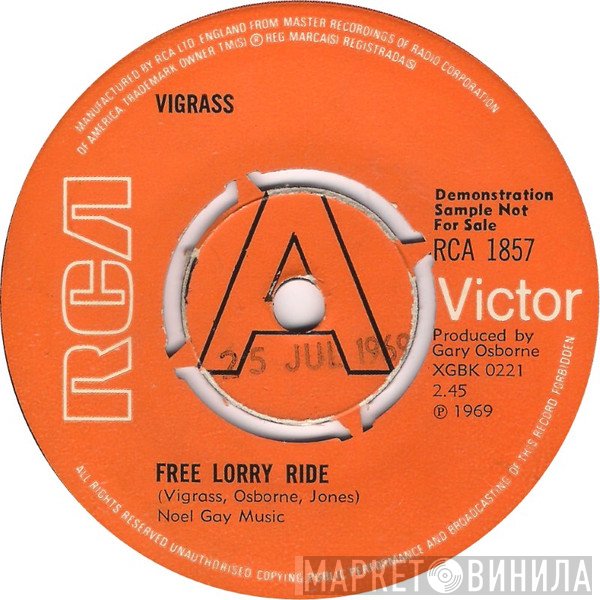 Paul Vigrass  - Free Lorry Ride / Flying