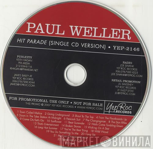 Paul Weller / The Jam / The Style Council, Paul Weller  - Hit Parade