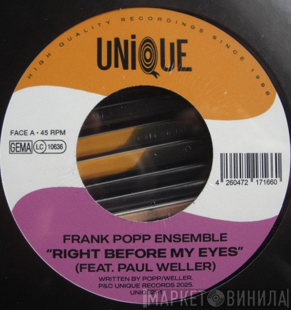 Paul Weller, The Frank Popp Ensemble - Right Before My Eyes