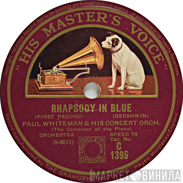 Paul Whiteman & His Concert Orchestra  - Rhapsody In Blue