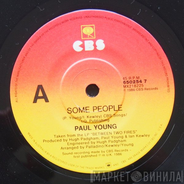 Paul Young  - Some People