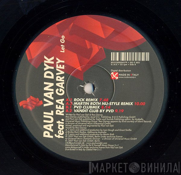 Paul van Dyk Feat. Rea Garvey  - Let Go