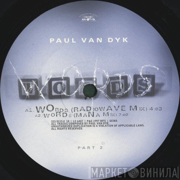 Paul van Dyk  - Words (Part 2)