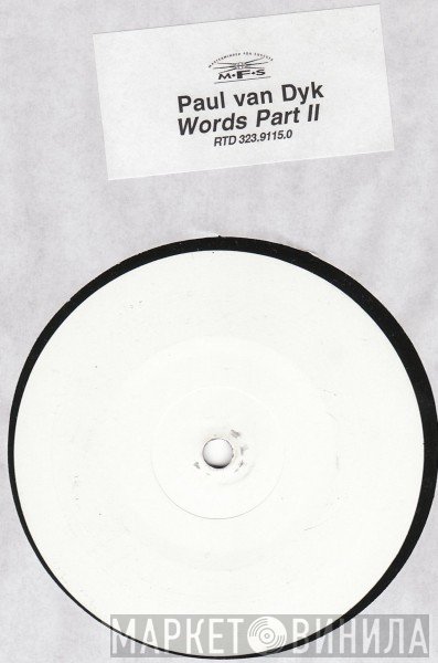 Paul van Dyk  - Words (Part II)