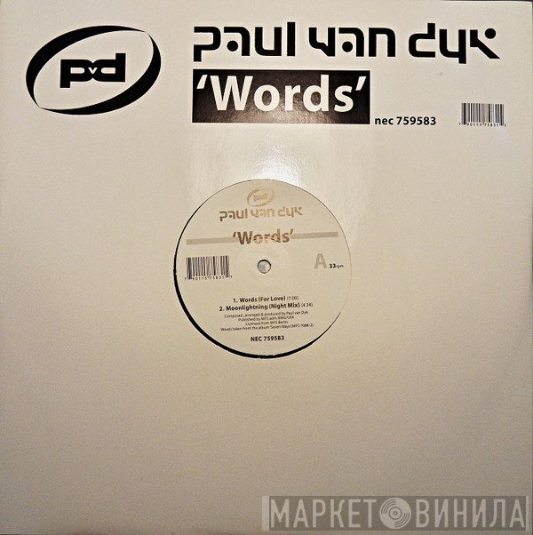 Paul van Dyk  - Words