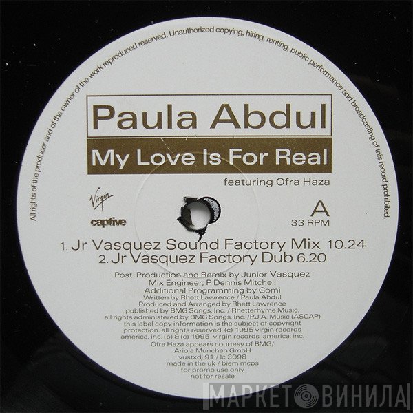 Paula Abdul - My Love Is For Real