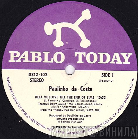Paulinho Da Costa - Deja Vu / Love Till The End Of Time
