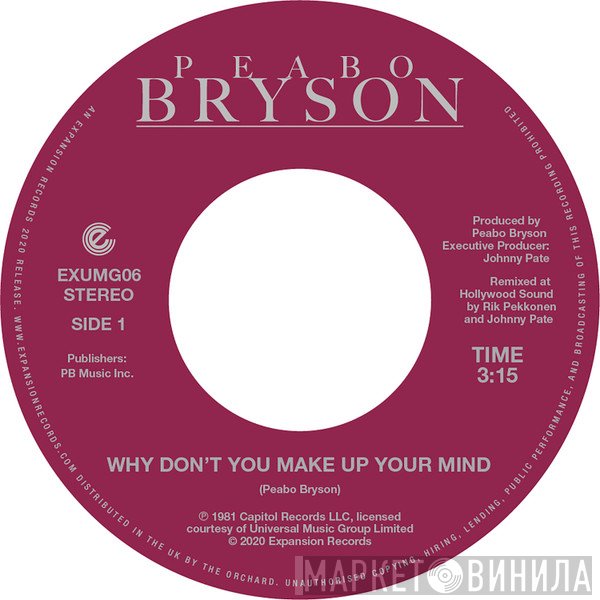 Peabo Bryson - Why Don't You Make Up Your Mind
