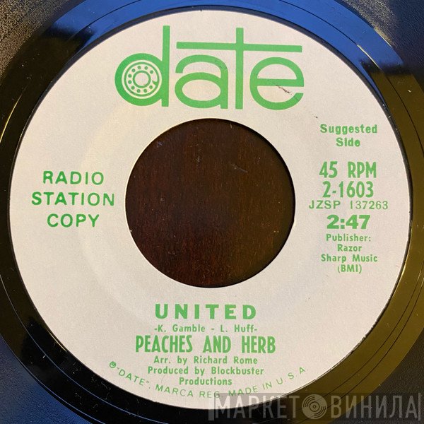 Peaches & Herb - United / Thank You