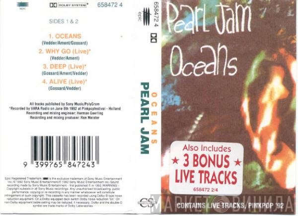 Pearl Jam  - Oceans