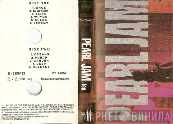 Pearl Jam  - Ten