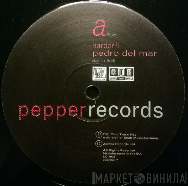 Pedro Del Mar - Harder?!
