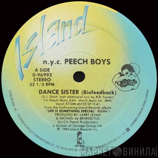 Peech Boys  - Dance Sister (Biofeedback)
