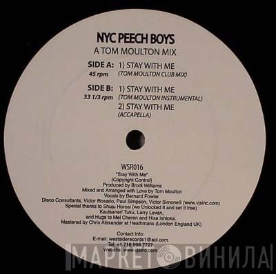 Peech Boys - Stay With Me